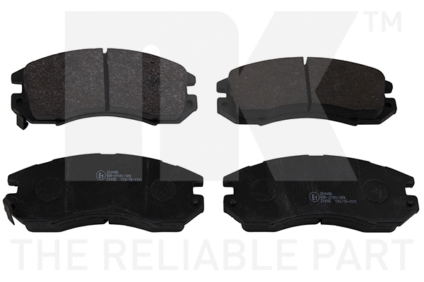 Brake Pad Set, disc brake (224406)