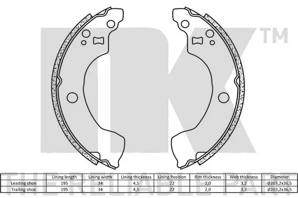 Brake Shoe Set