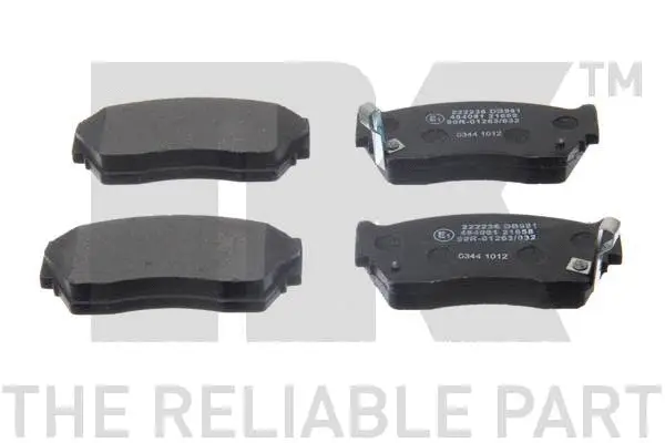 Brake Pad Set, disc brake (222236)