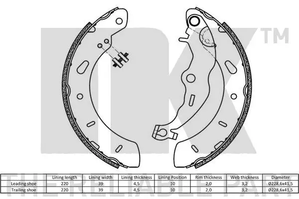 Brake Shoe Set