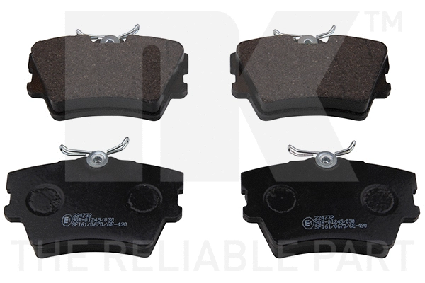 Brake Pad Set, disc brake (224732)