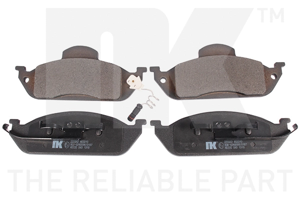 Brake Pad Set, disc brake (223342)
