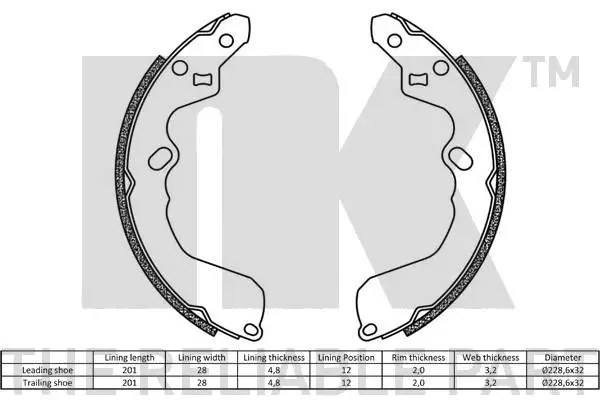 Brake Shoe Set