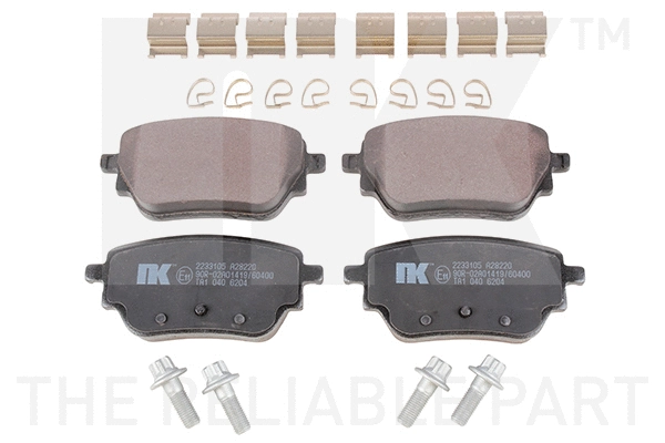 Brake Pad Set, disc brake (2233105)