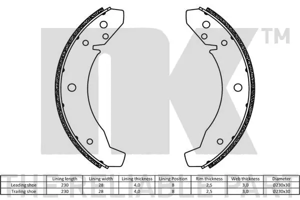 Brake Shoe Set