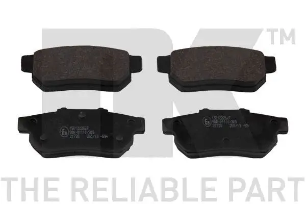 Brake Pad Set, disc brake (222627)