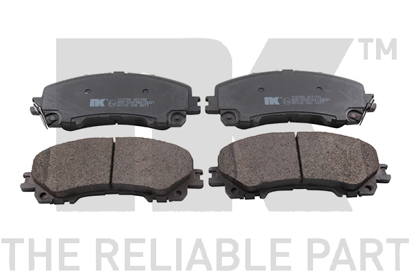 Brake Pad Set, disc brake (222286)