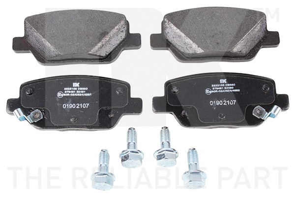 Brake Pad Set, disc brake (2223105)