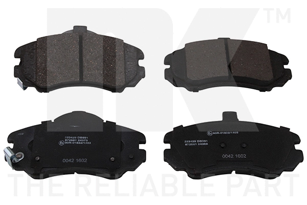 Brake Pad Set, disc brake (223429)