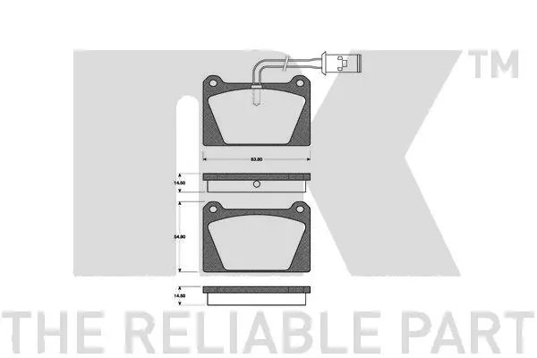 Brake Pad Set, disc brake (221205)
