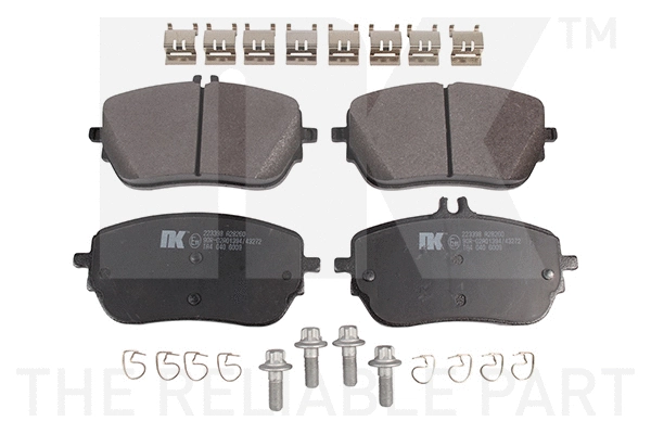 Brake Pad Set, disc brake (223398)