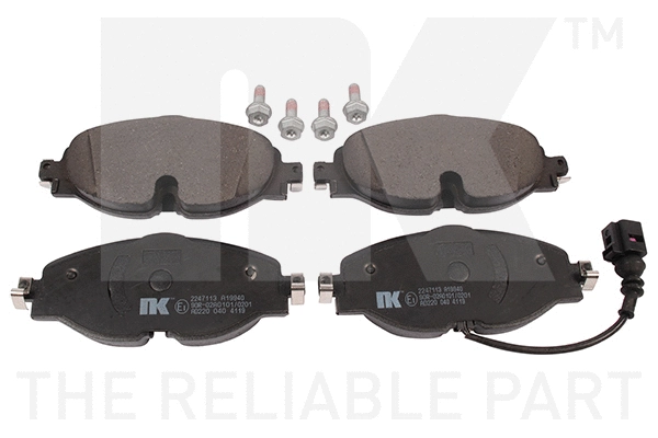 Brake Pad Set, disc brake (2247113)