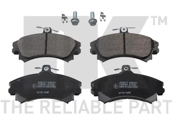 Brake Pad Set, disc brake (229977)