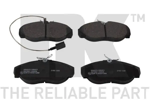 Brake Pad Set, disc brake (222370)