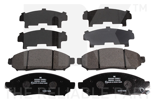 Brake Pad Set, disc brake (222264)