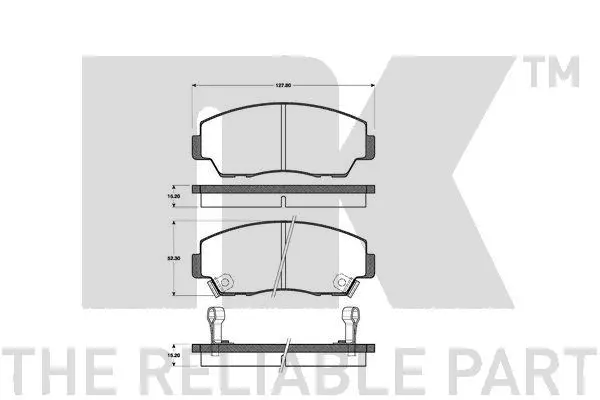 Brake Pad Set, disc brake (223219)