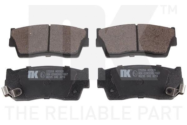 Brake Pad Set, disc brake (225204)
