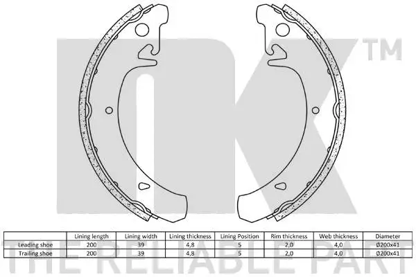 Brake Shoe Set