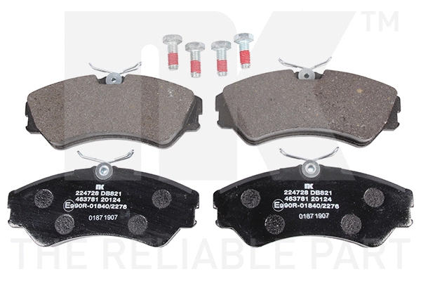 Brake Pad Set, disc brake (224728)