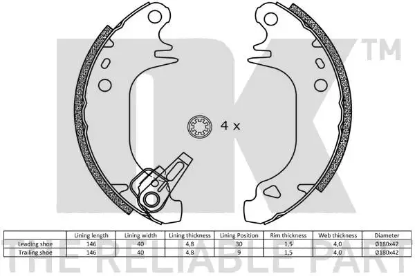 Brake Shoe Set