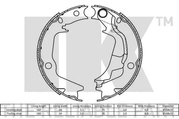 Brake Shoe Set