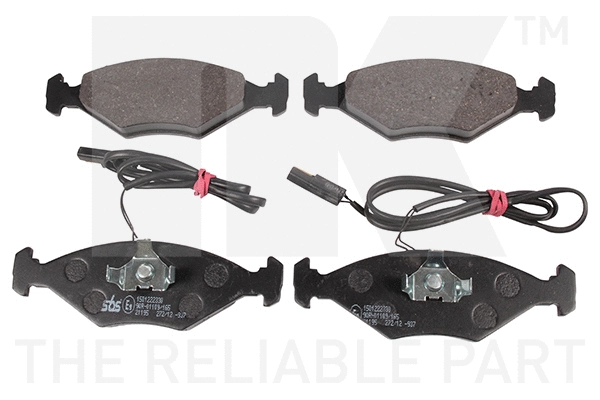 Brake Pad Set, disc brake (222330)