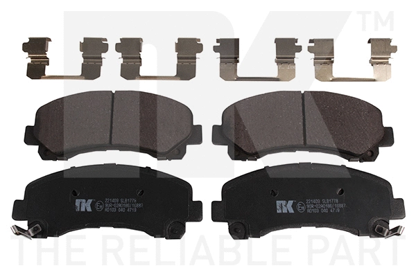 Brake Pad Set, disc brake (221409)