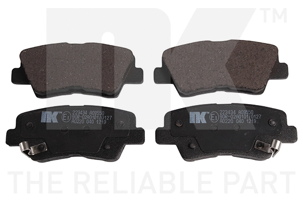 Brake Pad Set, disc brake (223434)