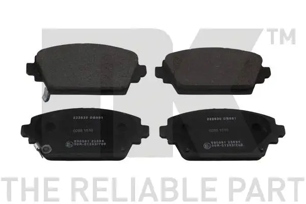Brake Pad Set, disc brake (222630)