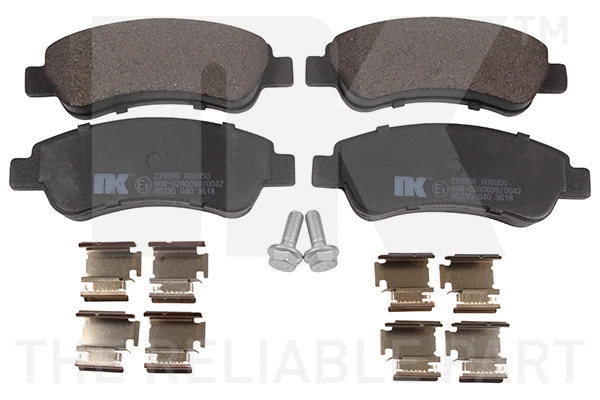Brake Pad Set, disc brake (229996)