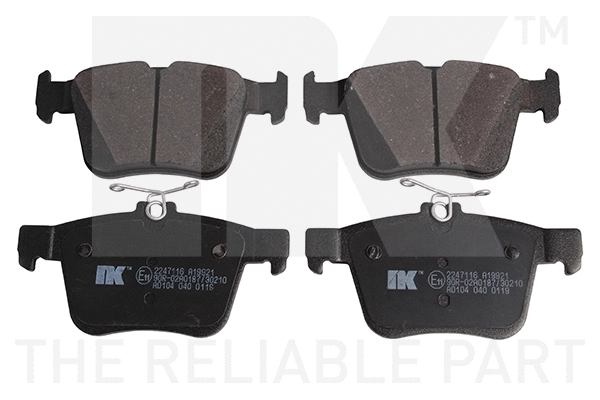 Brake Pad Set, disc brake (2247116)