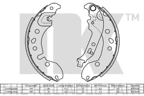 Brake Shoe Set
