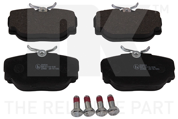 Brake Pad Set, disc brake (224024)