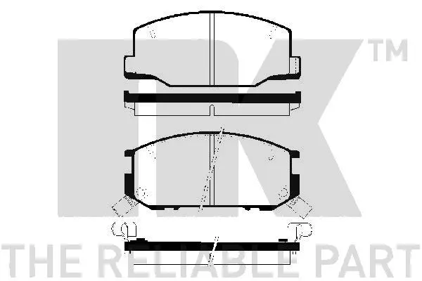 Brake Pad Set, disc brake (224524)