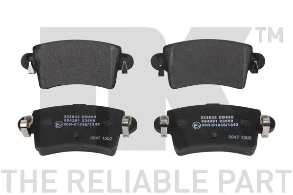 Brake Pad Set, disc brake (223632)