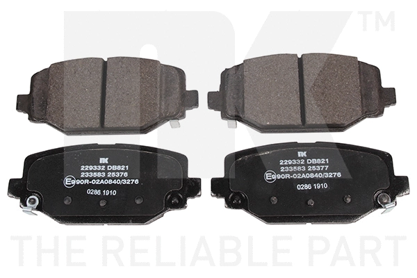 Brake Pad Set, disc brake (229332)