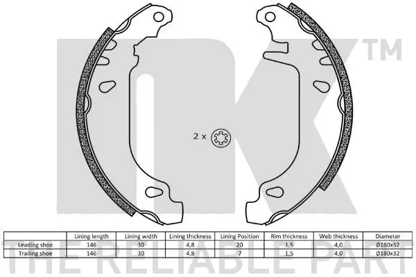 Brake Shoe Set