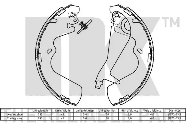 Brake Shoe Set