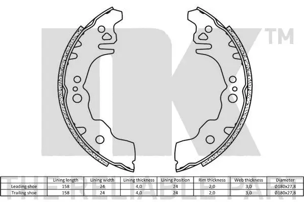 Brake Shoe Set