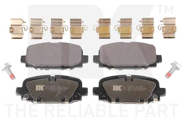 Brake Pad Set, disc brake (229341)