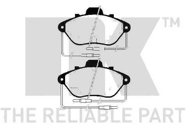 Brake Pad Set, disc brake (223718)