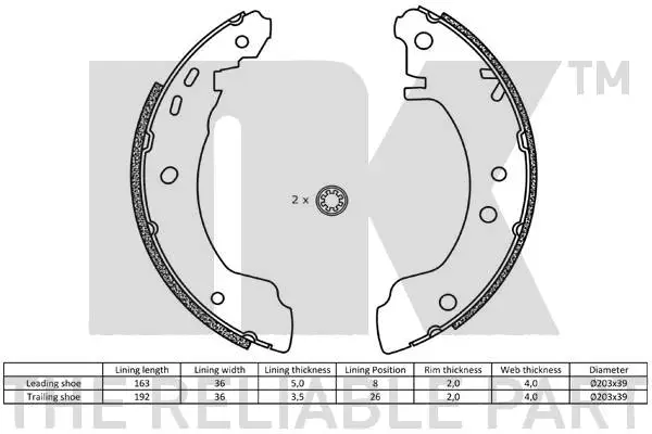 Brake Shoe Set