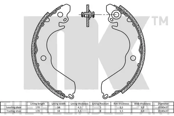Brake Shoe Set