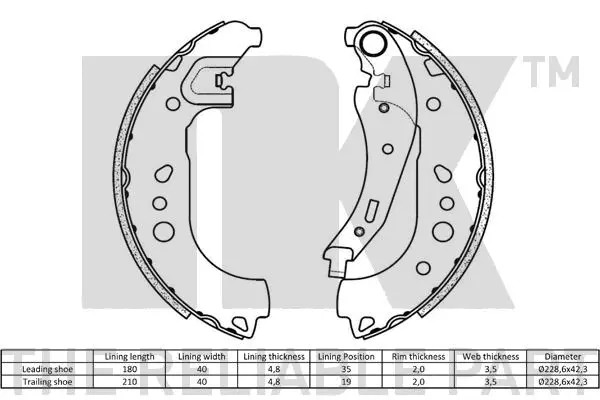 Brake Shoe Set