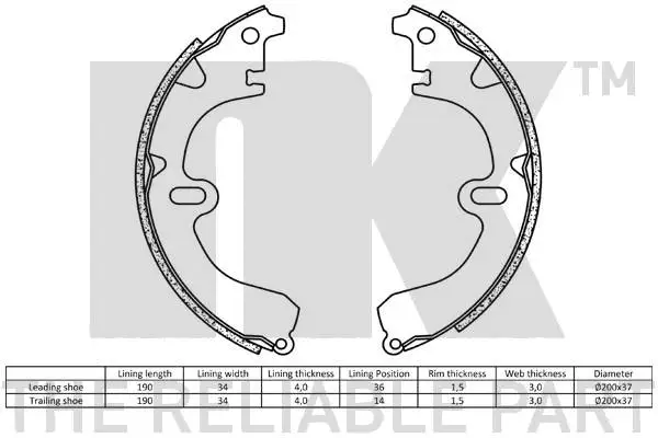 Brake Shoe Set