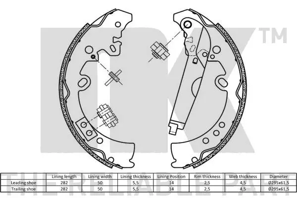 Brake Shoe Set