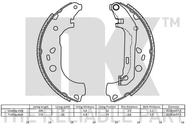 Brake Shoe Set