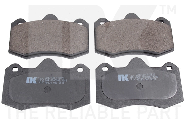 Brake Pad Set, disc brake (2247130)