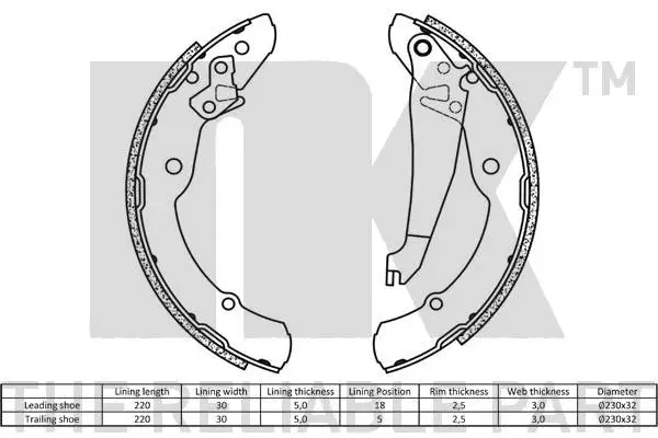Brake Shoe Set