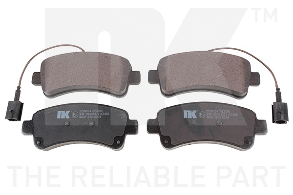 Brake Pad Set, disc brake (2299104)
